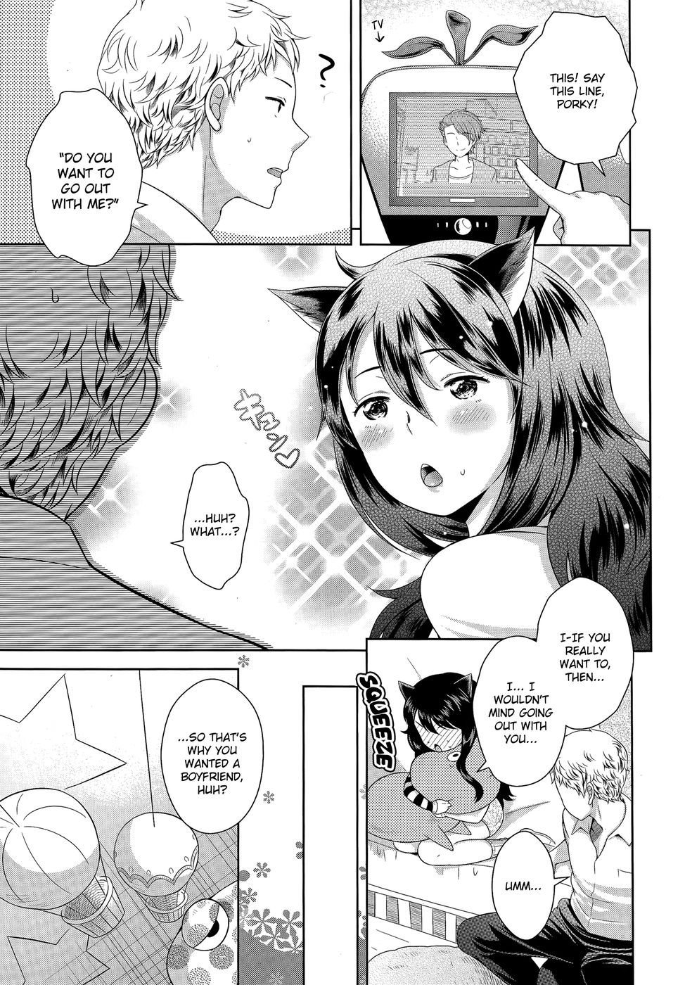 Hentai Manga Comic-The Girl with the Kitty Ears-Read-3